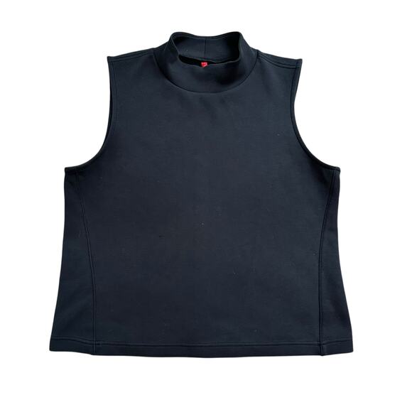 SPANX black sleeveless turtleneck top size L - Picture 10 of 11